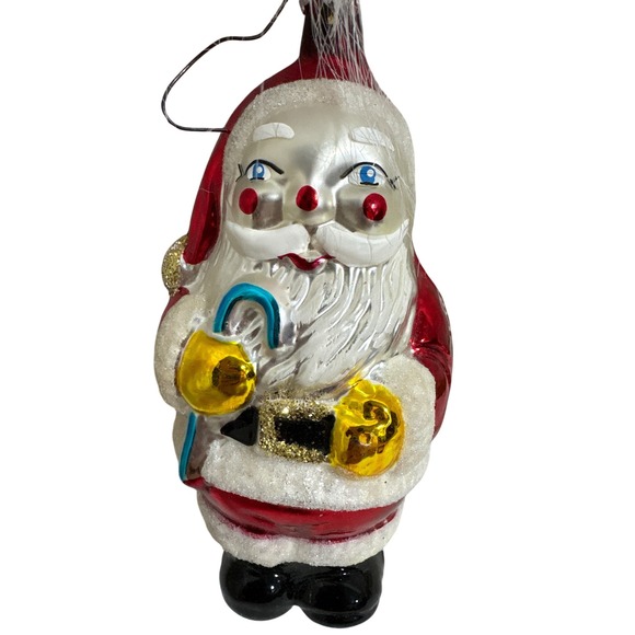 Christopher Radko  Vintage Santa Claus Christmas Ornament Glass - Picture 1 of 5